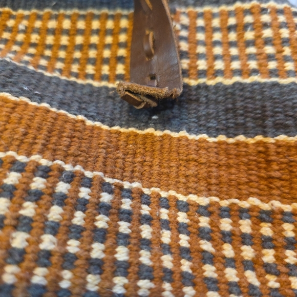 Vintage Boho Southwestern Tapestry Bucket Bag Ecote Urban Outfitters Purse Large - Picture 4 of 4